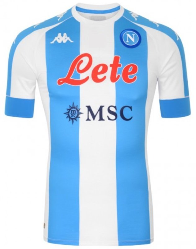 Camisa oficial Kappa Napoli 2020 2021 IIII jogador